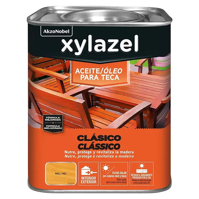 ACEITE XYLAZEL PARA TECA MIEL 750ML