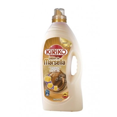 KIRIKO DETERGENTE LIQUIDO JABON DE MARSELLA 3L